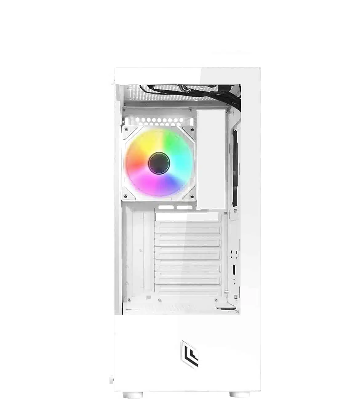 Case Atx Noua Nexus P200 Bianco 0.5mm SPCC 2*USB3.0/2.0 1*Fan Argb Front & Side Glass