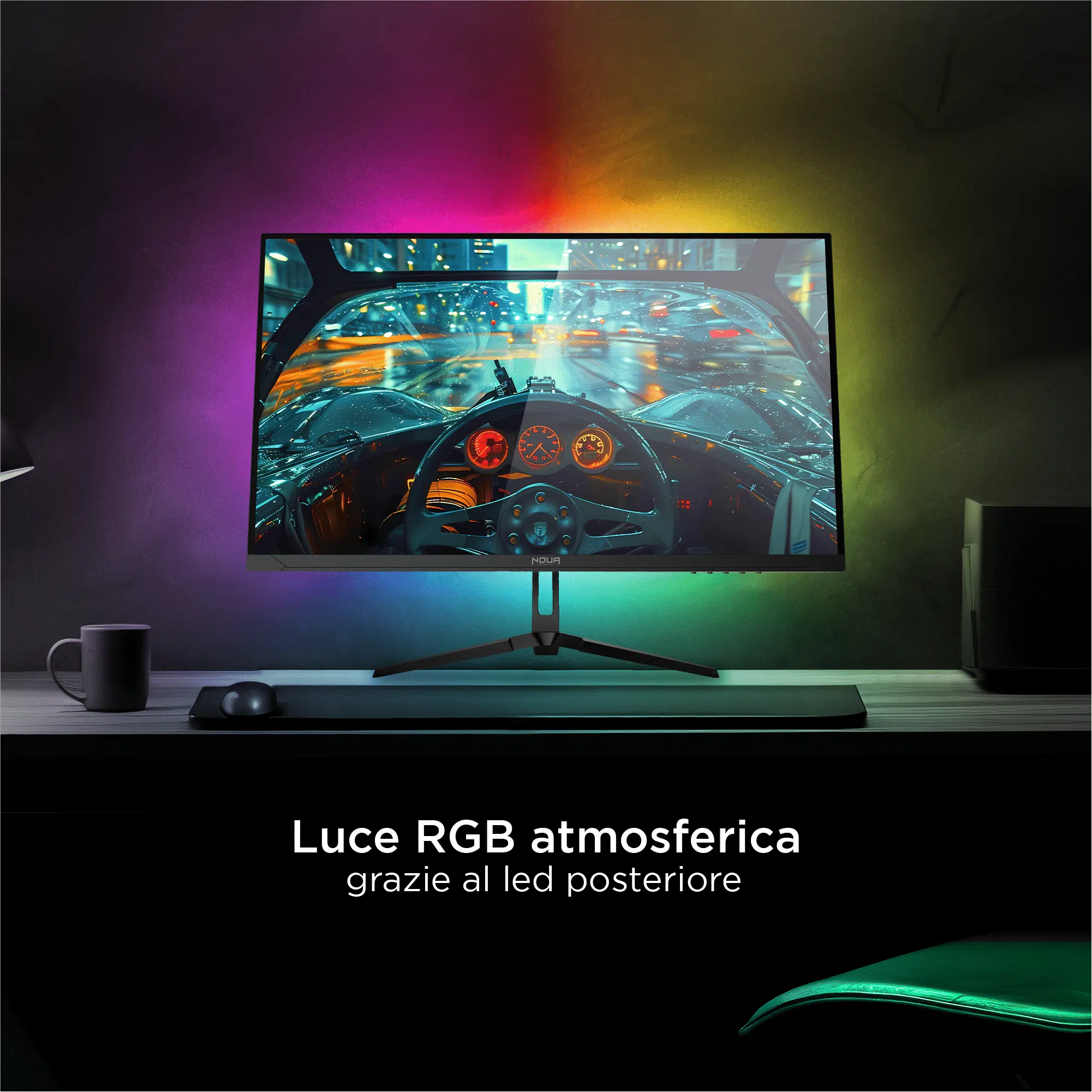 HorusX 23.8" FHD 180hz RGB - immagine 3