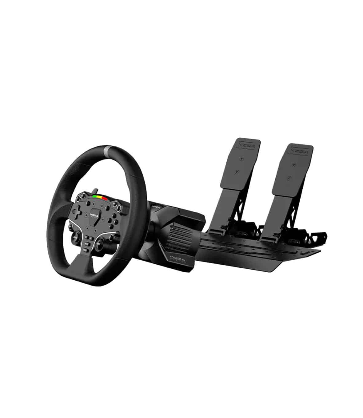 Moza R3 Bundle PC – Volante con Pedali per PC Bluetooth/USB Nero