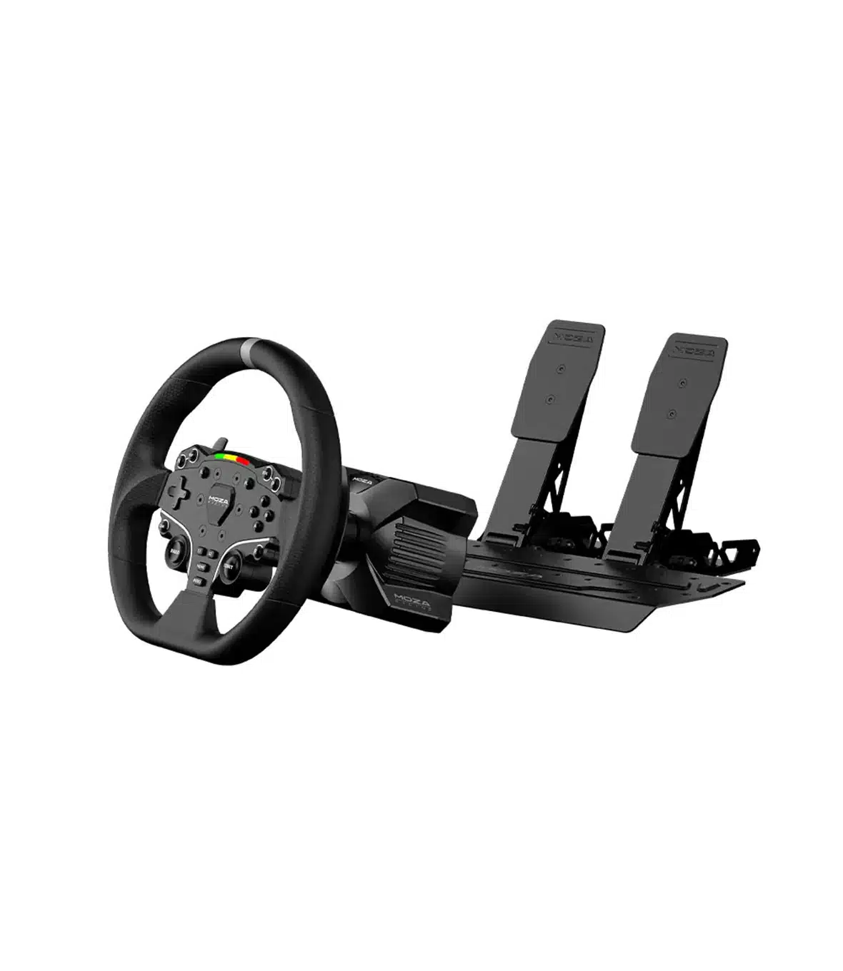 Moza R3 Bundle PC – Volante con Pedali per PC Bluetooth/USB Nero